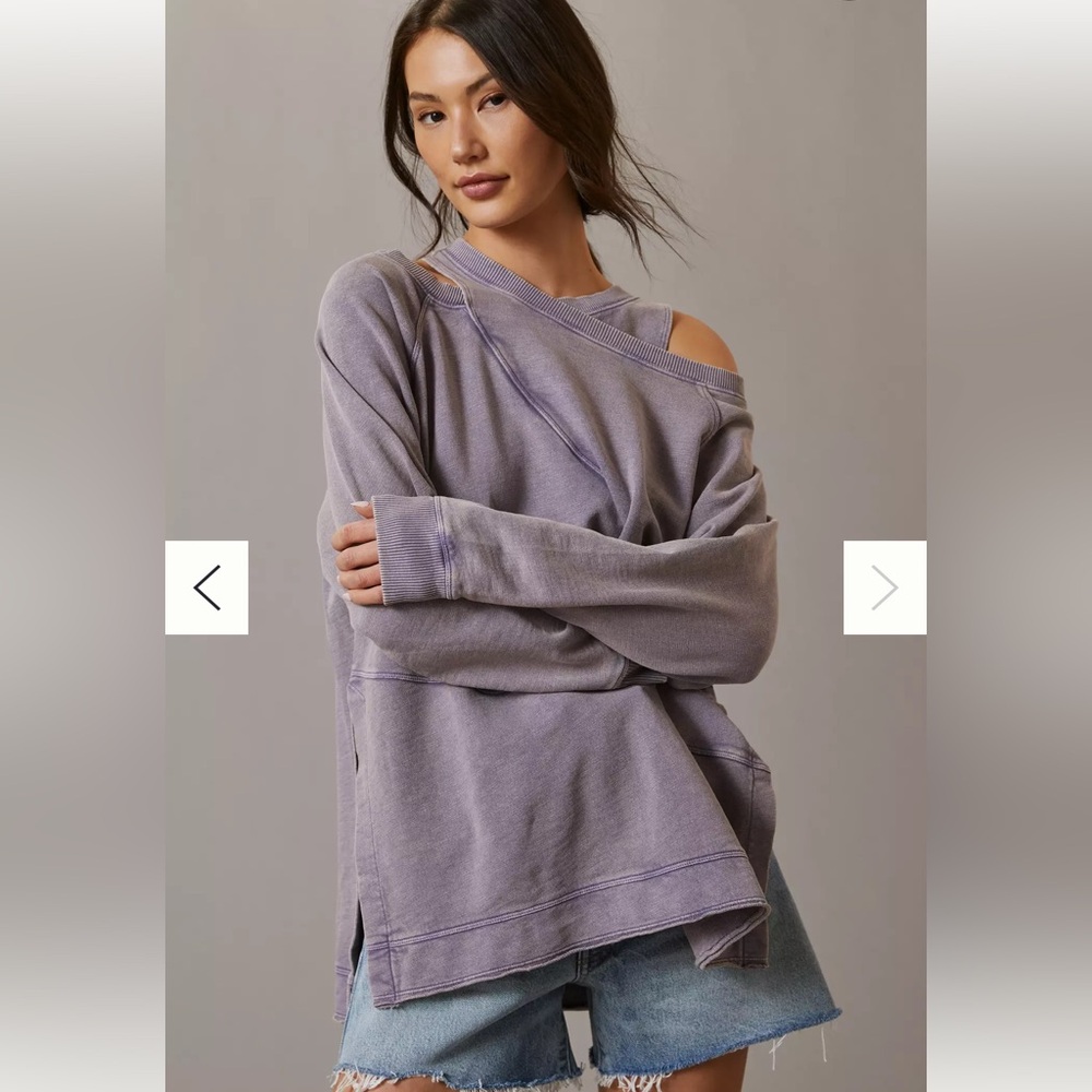 Anthropologie Pilcro Crossover sweatshirt